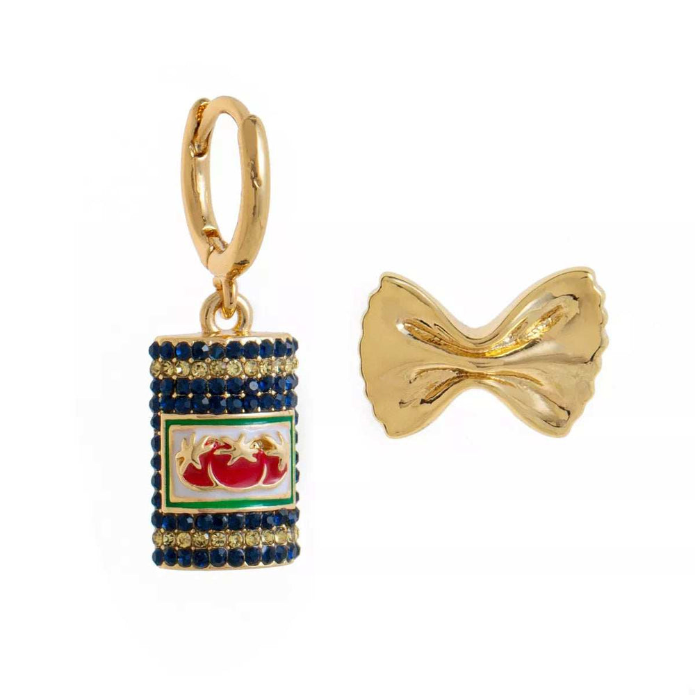 Food Theme Copper Asymmetry Earring - Trendsi - Flyclothing LLC