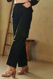 Davi & Dani Flap Pocket Mid Rise Cargo Pants - Trendsi