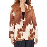 Baha Ranch Cowhide Print blazer