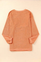 Graphic Round Neck Long Sleeve Sweatshirt - Trendsi - Flyclothing LLC