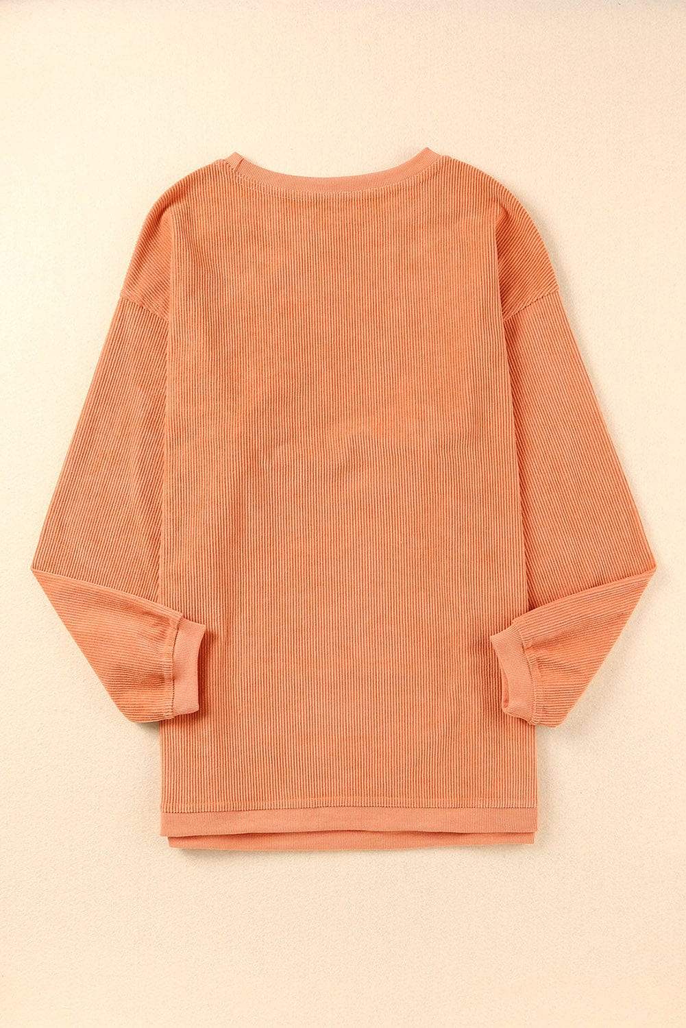 Graphic Round Neck Long Sleeve Sweatshirt - Trendsi - Flyclothing LLC