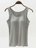 Full Size Wide Strap Modal Tank with Bra - Trendsi - Flyclothing LLC