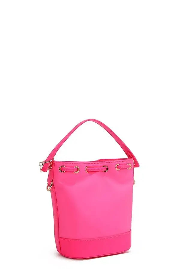 Nicole Lee USA Color Patch Bucket Bag - Trendsi - Flyclothing LLC