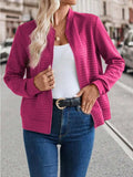 Zip Up Long Sleeve Jacket - Trendsi - Flyclothing LLC