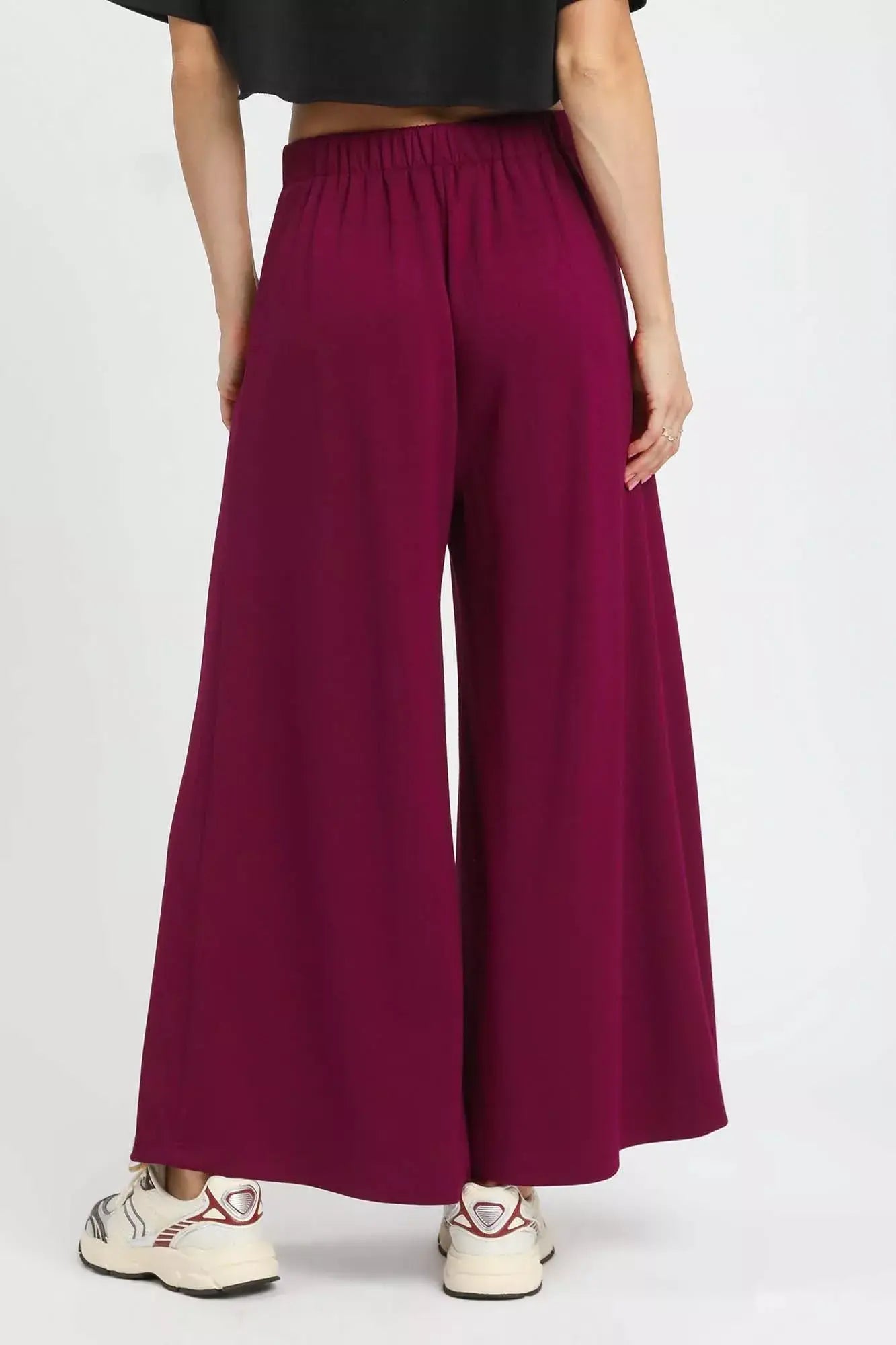 Umgee Wide Leg Pants with Pockets - Trendsi - Flyclothing LLC