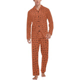 Baha Ranch Rust Cattle Brands Men's Western Pajama Set