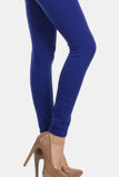 Yelete Seamless High Waist Fleece Leggings - Trendsi