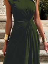 Twisted Round Neck Sleeveless Maxi Dress - Trendsi - Flyclothing LLC