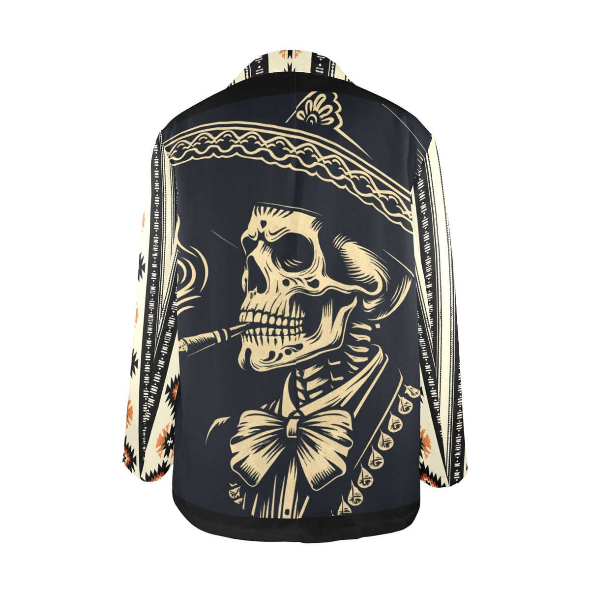 Baha Ranch Colores De Mexico Mariachi Aztec Women's Blazer