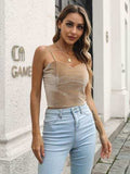 Sweetheart Neck Cropped Cami - Trendsi - Flyclothing LLC