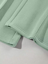 Drop Shoulder Zip Up Jacket and Drawstring Pants Active 2pcs Set - Trendsi - Flyclothing LLC