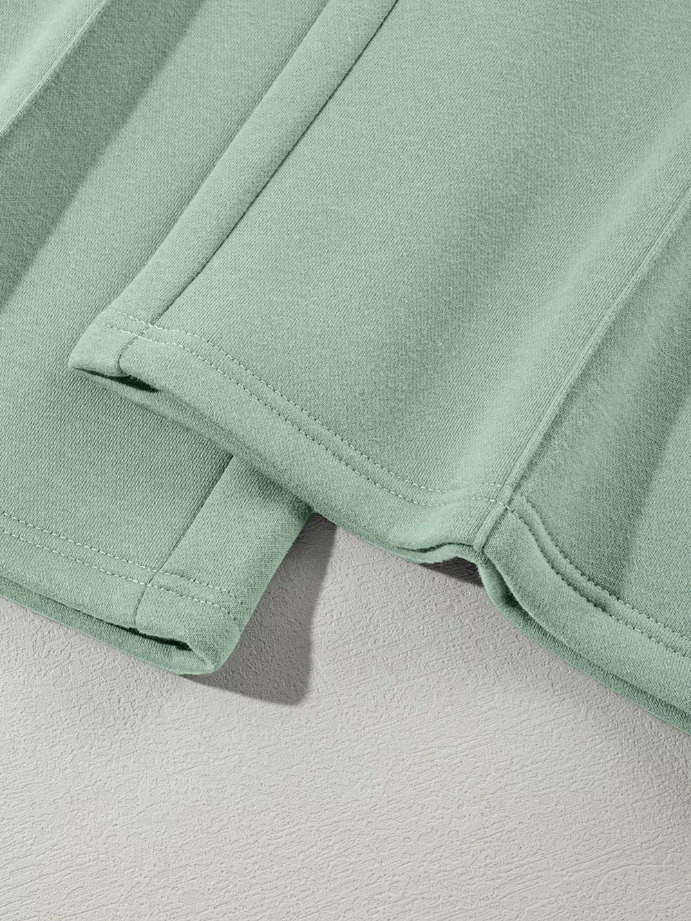 Drop Shoulder Zip Up Jacket and Drawstring Pants Active 2pcs Set - Trendsi - Flyclothing LLC