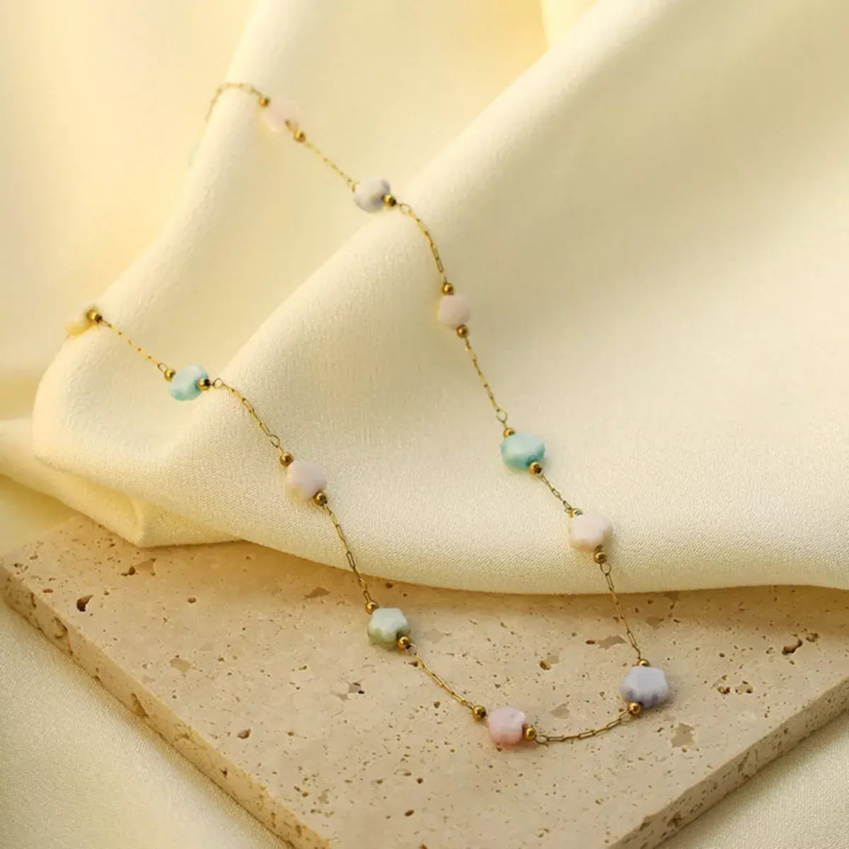 18K Gold-Plated Star Charm Necklace - Trendsi - Flyclothing LLC