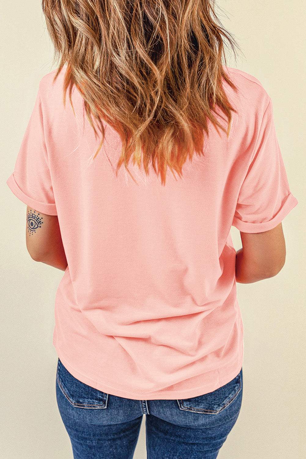 Boot Graphic Round Neck Short Sleeve T-Shirt - Trendsi - Flyclothing LLC