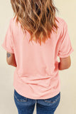 Boot Graphic Round Neck Short Sleeve T-Shirt - Trendsi - Flyclothing LLC