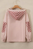 Drawstring Star Long Sleeve Hoodie - Trendsi - Flyclothing LLC