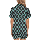 Baha Ranch Turquoise Concho Women's Western Pajama Set