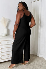 Basic Bae Full Size Spaghetti Strap V-Neck Jumpsuit - ShopBasicbae - Flyclothing LLC
