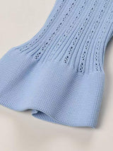 Ruffled V-Neck Top and Midi Skirt Sweater Set - Trendsi - Flyclothing LLC