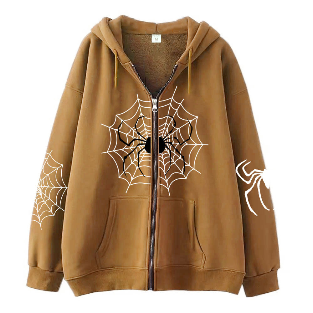Spider Zipper Sweater Halloween Decoration - My Store - Flyclothing LLC
