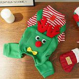 Christmas Pet Dogs Cats Coats Dress Up Costume Elk Pocket Sweatshirt Teddy Bichon Puppy Kitten Vest Xmas Warmer Pets Clothes - My Store - Flyclothing LLC