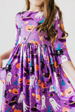 No Tricks, Just Treats 3/4 Sleeve Pocket Twirl Dress - Mila & Rose ®
