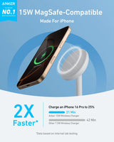 Anker MagGo Wireless Charger (Stand) with Adapter and Cable BOA - Anker - Flyclothing LLC