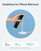 Anker MagGo Wireless Charger (Stand) with Adapter and Cable BOA - Anker - Flyclothing LLC
