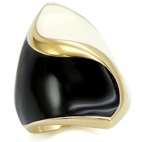 1W151 - Gold Brass Ring with No Stone - Alamode - Flyclothing LLC