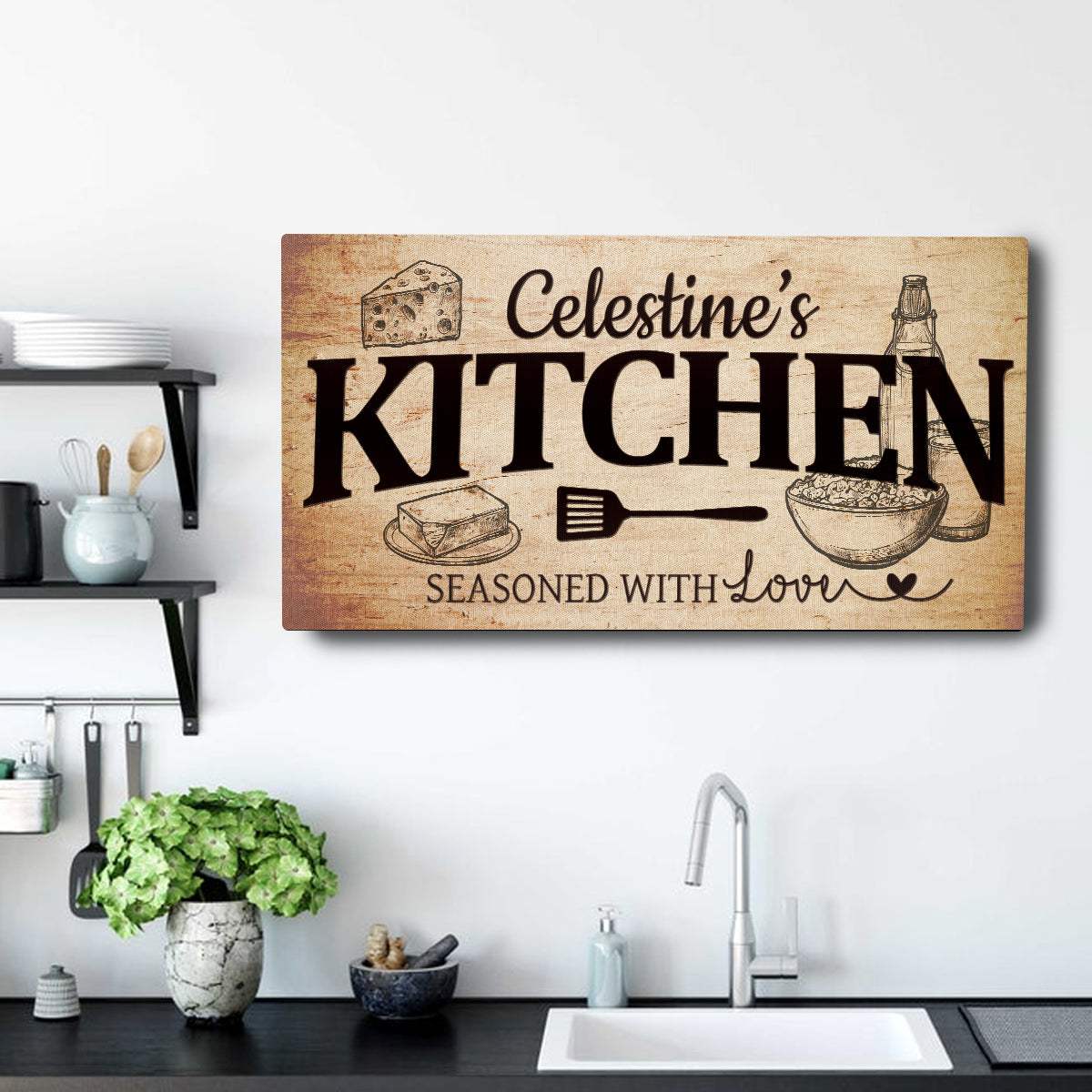 Your Kitchen Sign - Tailored Canvases - Flyclothing LLC