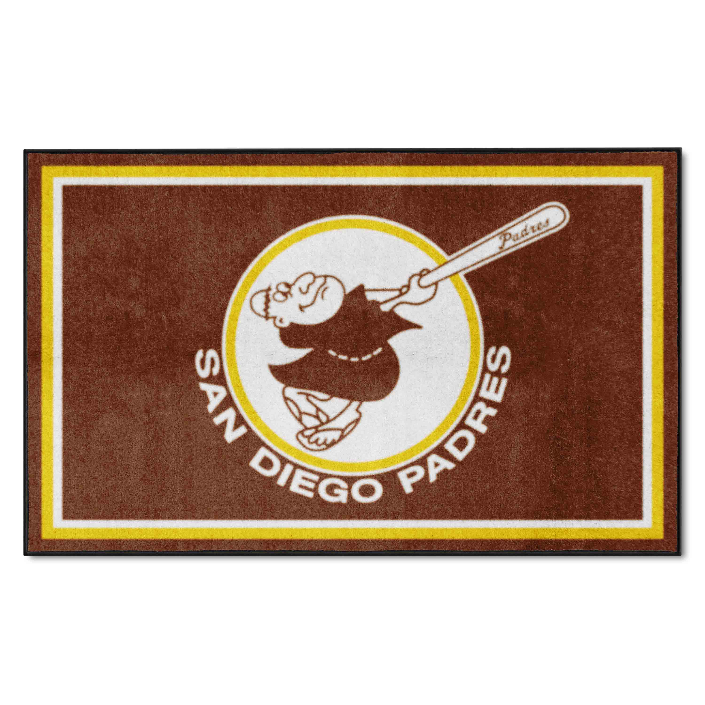 San Diego Padres 4ft. x 6ft. Plush Area Rug1969 - San Diego Padres