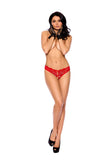Elegant Moments Heart Lace Crotchless Panty - Elegant Moments - Flyclothing LLC