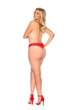 Elegant Moments Heart Lace Crotchless Panty - Elegant Moments - Flyclothing LLC