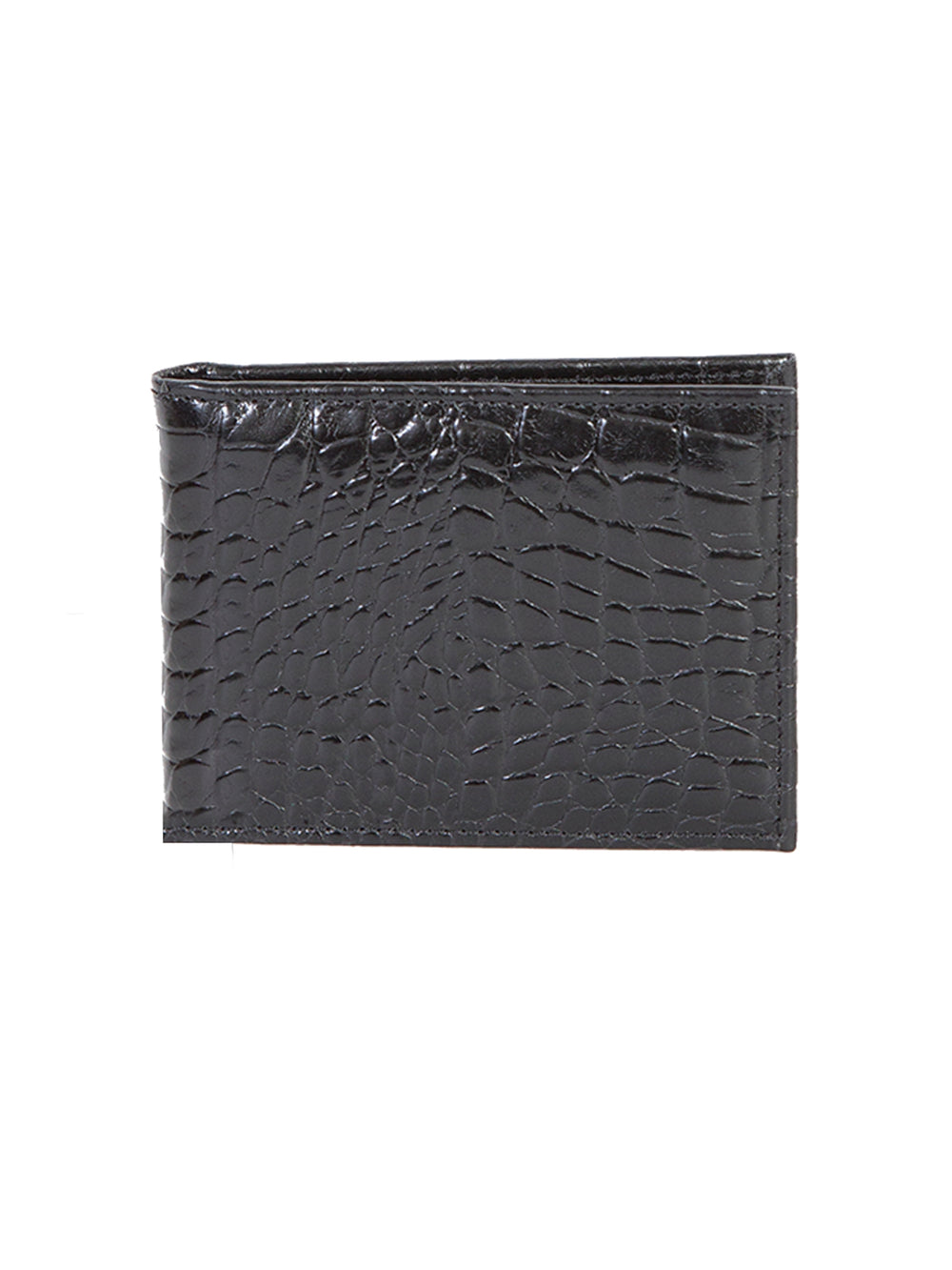 Scully Leather Black Men's Slim Billfold W/Removable Id