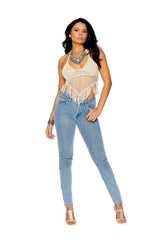 Elegant Moments Crochet halter top - Elegant Moments - Flyclothing LLC