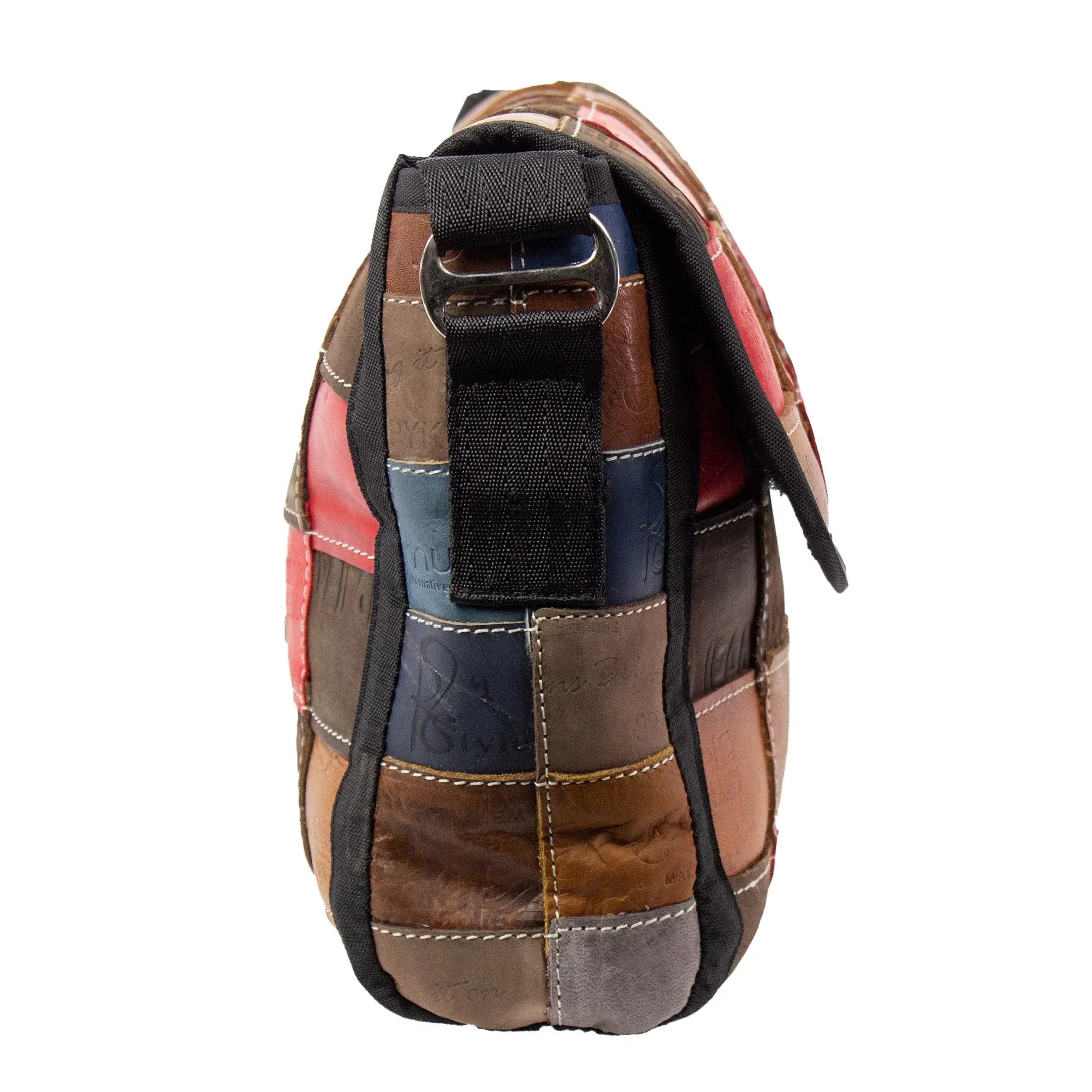Leather Reclaimed Label Butler Bag - Beaurer Creations - Flyclothing LLC