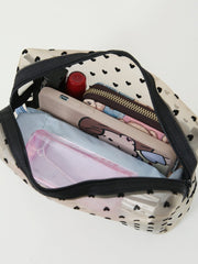 4- Piece Heart Polyester Storage Bag - Trendsi