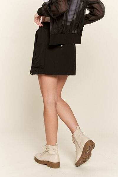 ADORA Drawstring Skort with Pockets - Trendsi - Flyclothing LLC