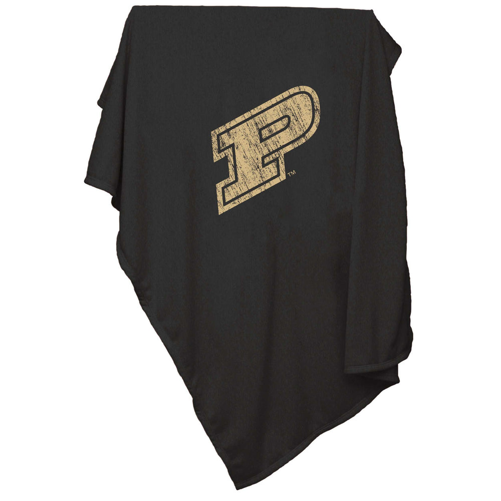 Purdue Sweatshirt Blanket (Screened) - Logo Brands - Flyclothing LLC