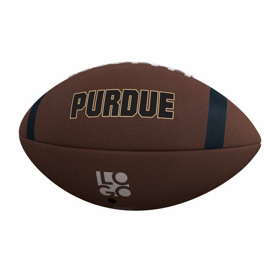 Purdue Team Stripe Official-Size Composite Football - Logo Brands - Flyclothing LLC