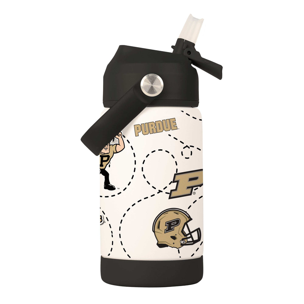 Purdue 12oz Mascot SS Kids Bottle - Logo Brands - Flyclothing LLC