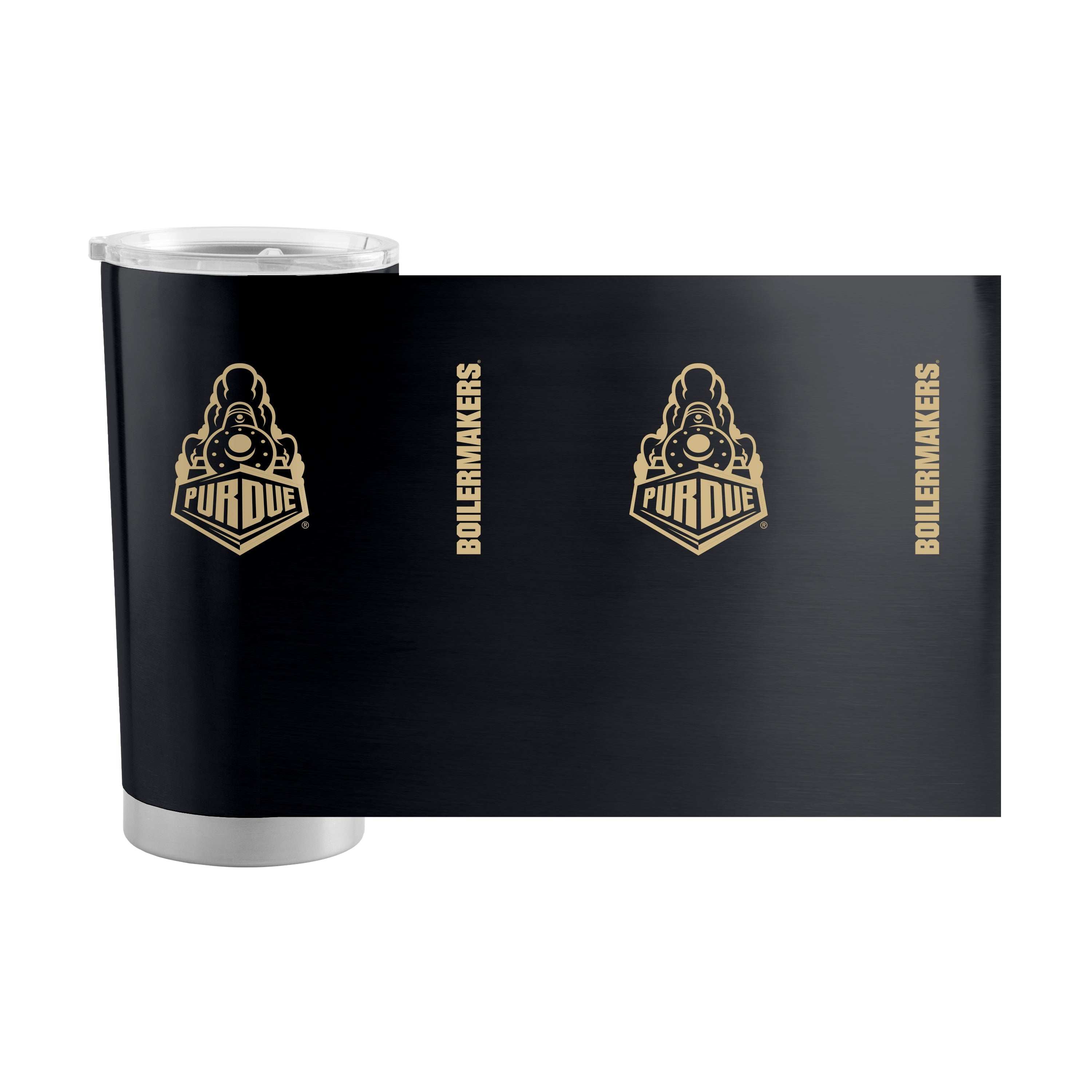 Purdue 1 Color 20oz Gameday Stainless Tumbler - Logo Brands - Flyclothing LLC