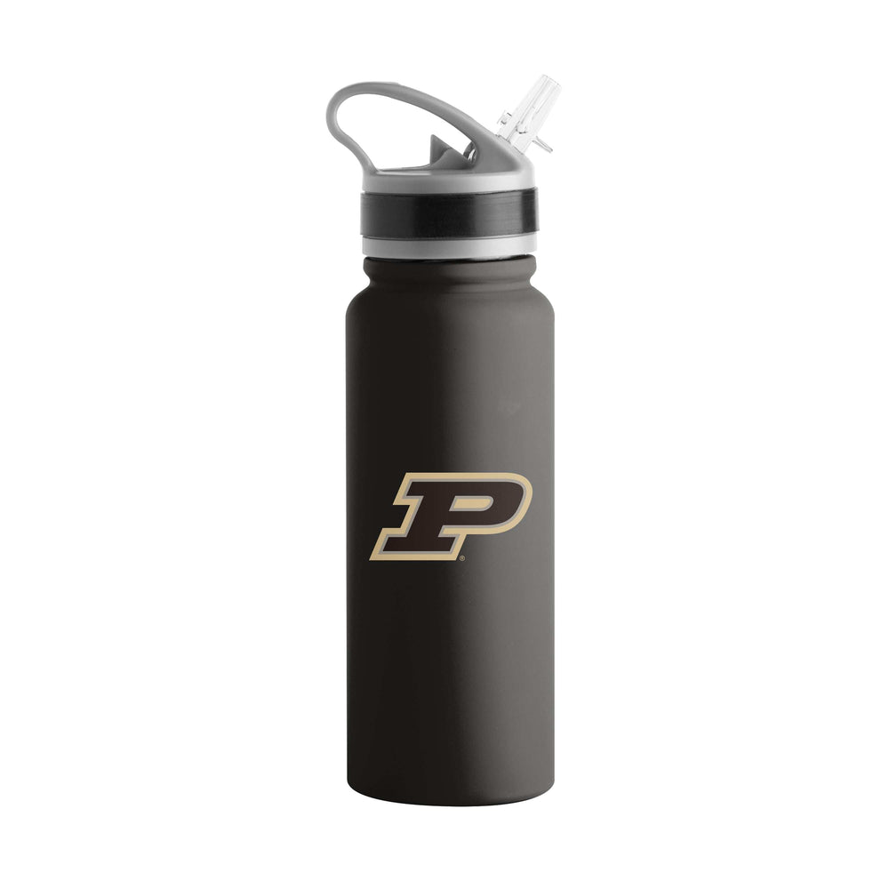 Purdue 25oz Campus Color Letterman Stainless Single Wall Flip Top Bottle - Logo Brands - Flyclothing LLC