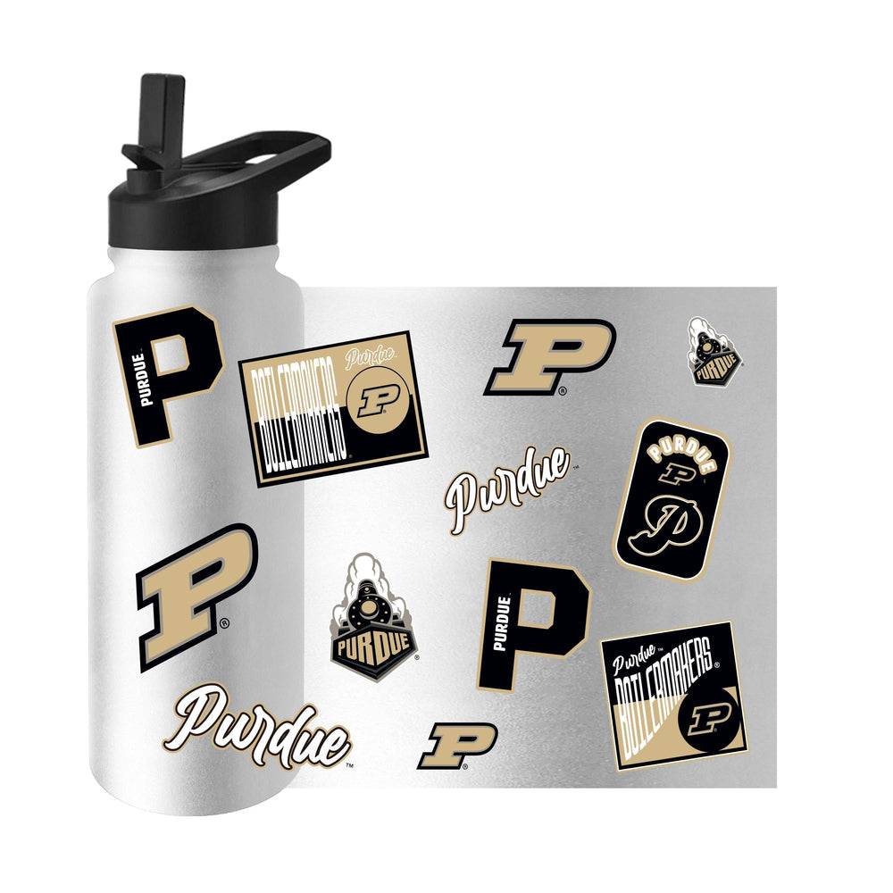 Purdue 34oz White Dreamweave Quencher Bottle - Logo Brands - Flyclothing LLC