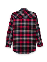 Men's Ely Cattleman Long Sleeve Flannel Plaid Western Snap Shirt- Black