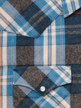 Men's Ely Cattleman Long Sleeve Brawny Flannel Western Snap Shirt- Black - Ely Cattleman - Flyclothing LLC