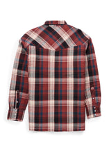 Men's Ely Cattleman Long Sleeve Quilted Flannel- Brick - Ely Cattleman - Flyclothing LLC