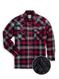 Men's Ely Cattleman Long Sleeve Quilted Flannel- Black - Ely Cattleman - Flyclothing LLC