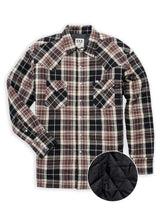 Men's Ely Cattleman Long Sleeve Quilted Flannel- Black - Ely Cattleman - Flyclothing LLC