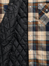 Men's Ely Cattleman Long Sleeve Quilted Flannel- Natural